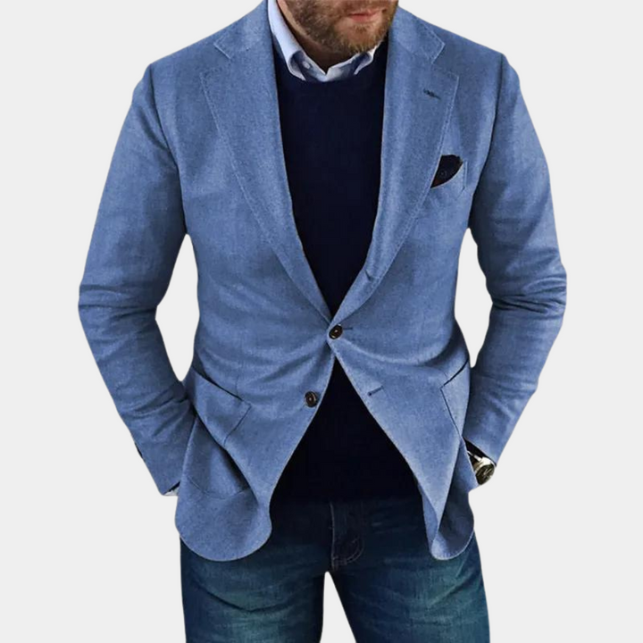 Męska elegancka marynarka casualowa - Georg