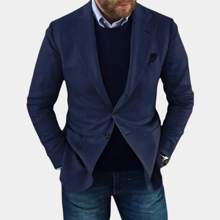 Męska elegancka marynarka casualowa - Georg