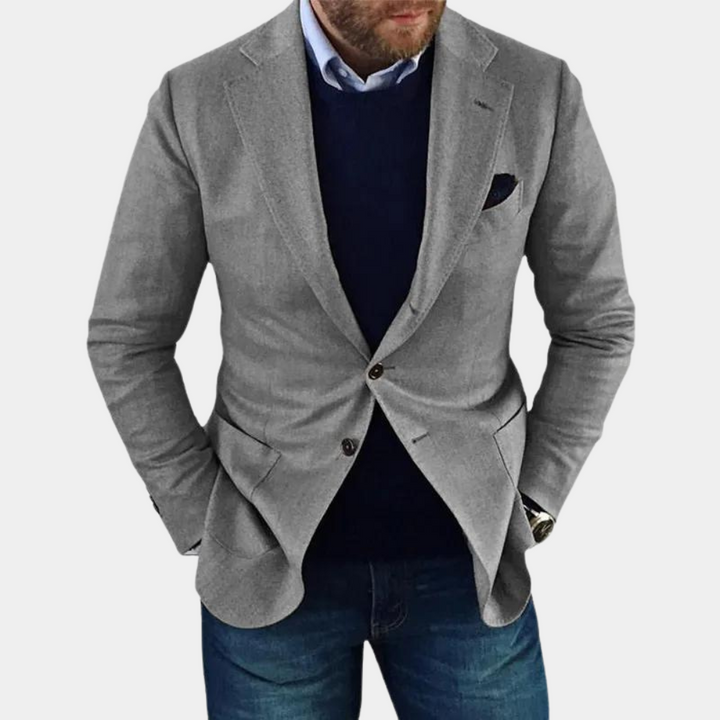 Męska elegancka marynarka casualowa - Georg