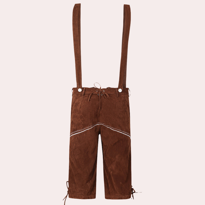 Inteligentne spodnie męskie Johan - styl Oktoberfest Chic