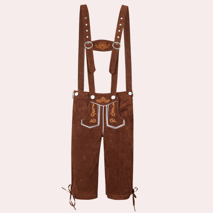 Inteligentne spodnie męskie Johan - styl Oktoberfest Chic