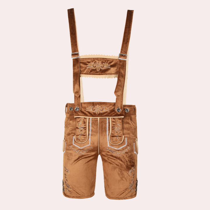 Inteligentne spodnie męskie Johan - styl Oktoberfest Chic