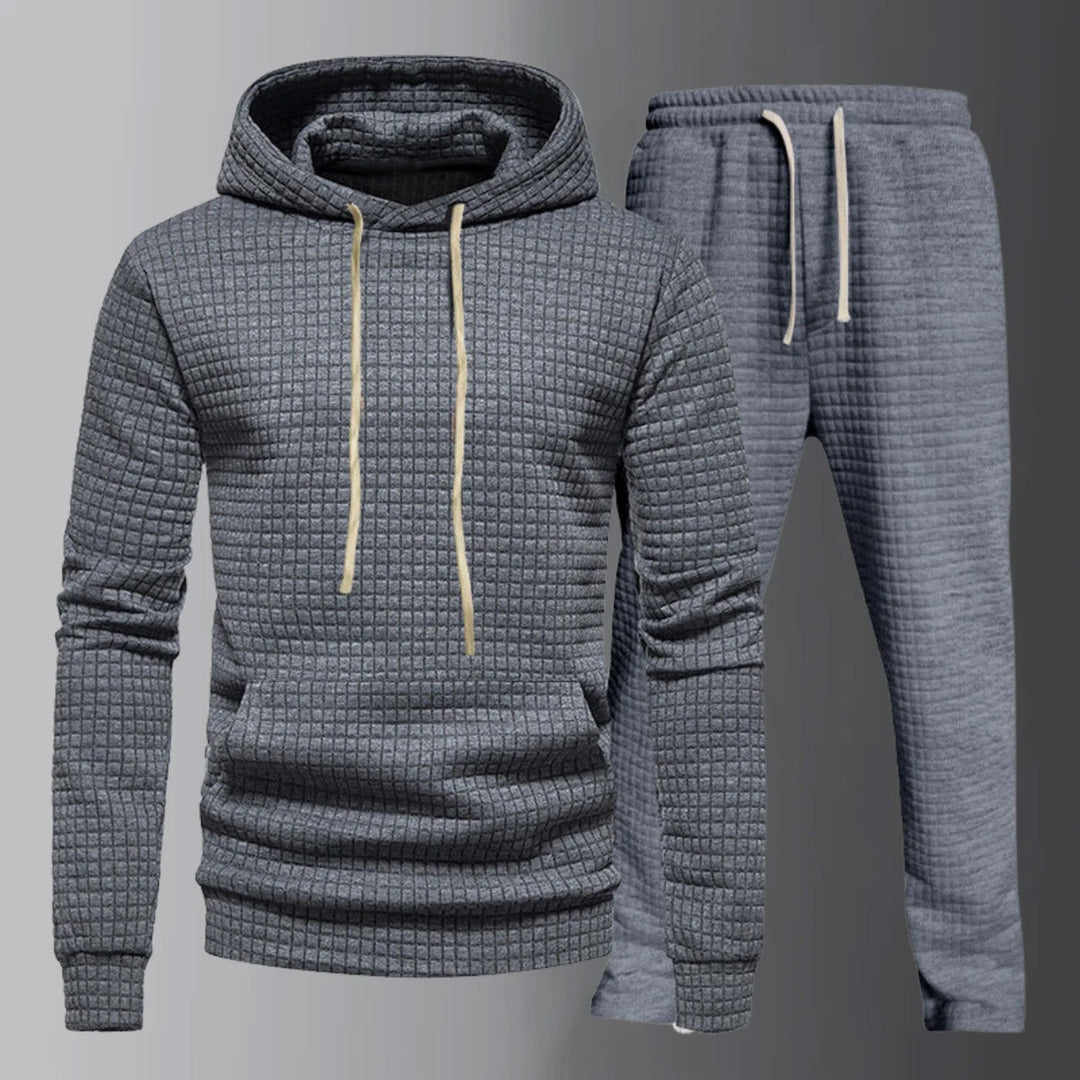 Bluza z kapturem dla mężczyzn ze sznurkiem i spodniami assorti
