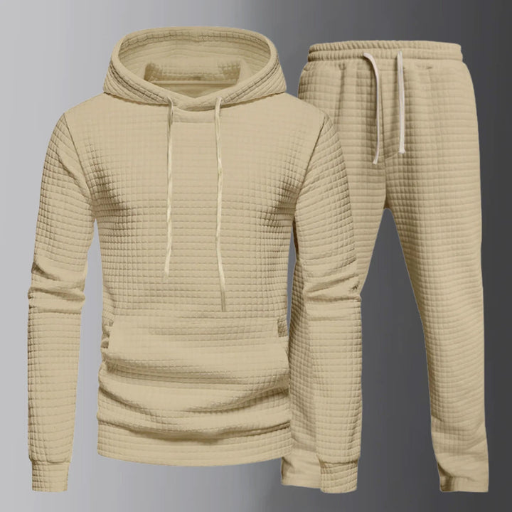 Bluza z kapturem dla mężczyzn ze sznurkiem i spodniami assorti
