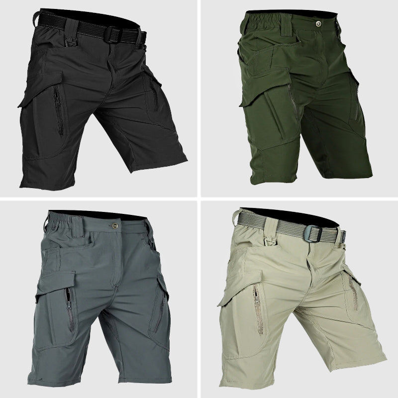 Pantalony cargo tattici dla mężczyzn - Całkowicie wytrzymałe z miękkiej bawełny - Liczne praktyczne paski - Wygodna regulacja szerokości