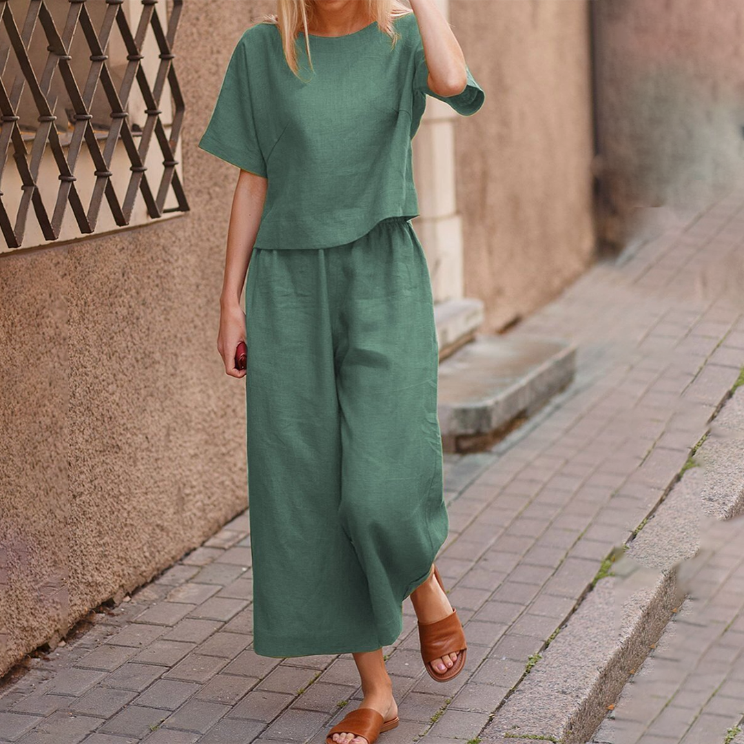 HAILEY - Elegancki zestaw casualowy łączący wygodę i styl