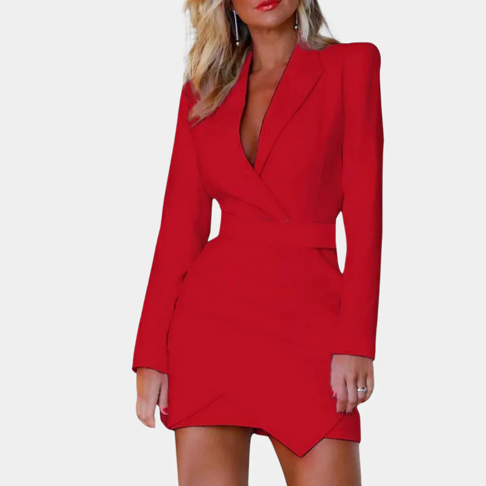 Stylowa sukienka Nova Blazer z eleganckimi detalami Reverskragen