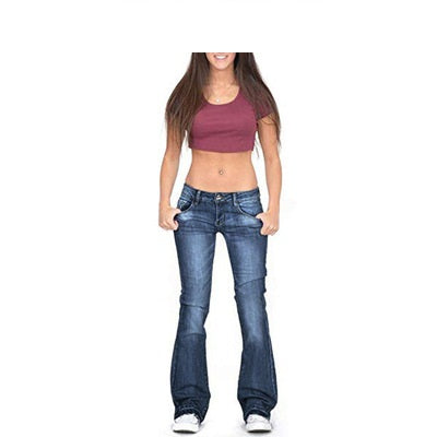 Margaret - Elegancka moda damska w modnych gradientowych dżinsach