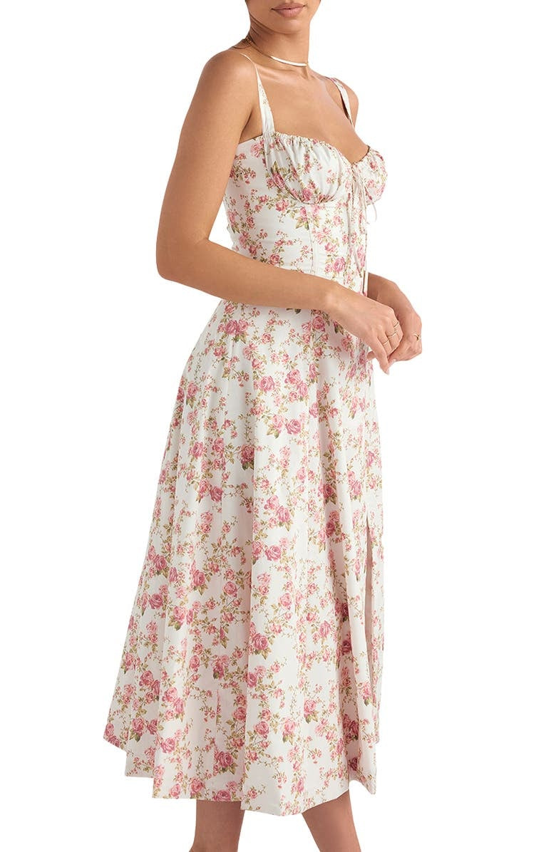 Chic Printed Bustier Dress - Eco-Friendly and Elegant Summer Style