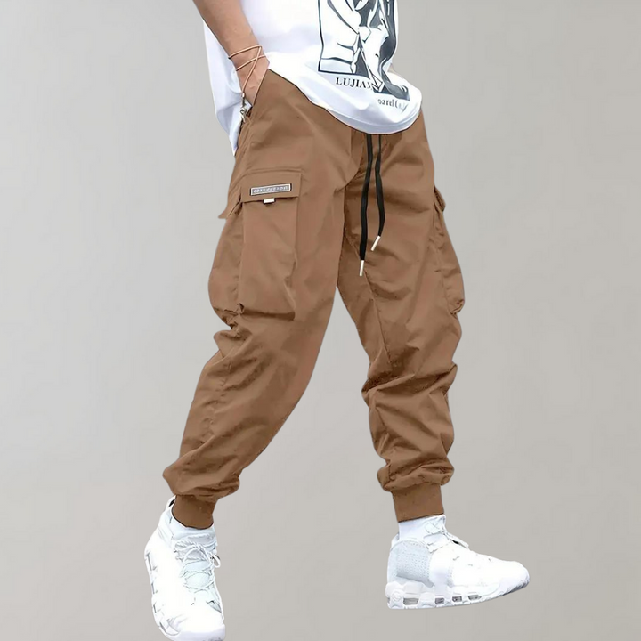Szykowne męskie spodnie cargo - model Holger
