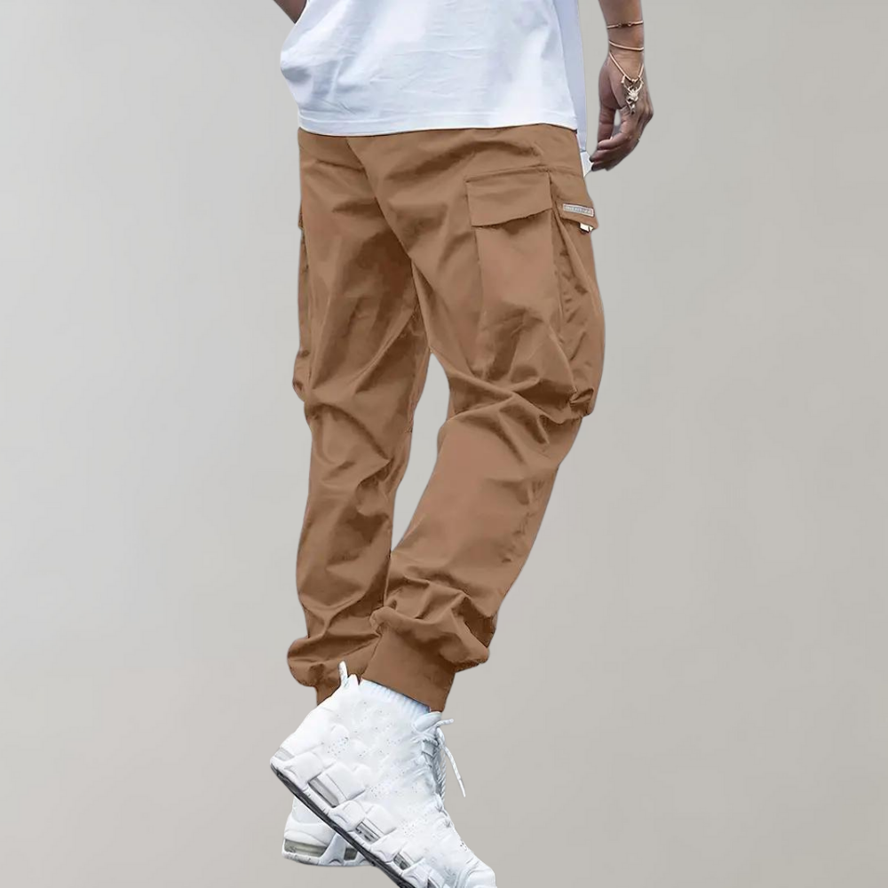 Szykowne męskie spodnie cargo - model Holger