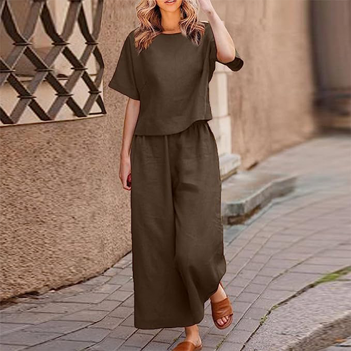 HAILEY - Elegancki zestaw casualowy łączący wygodę i styl