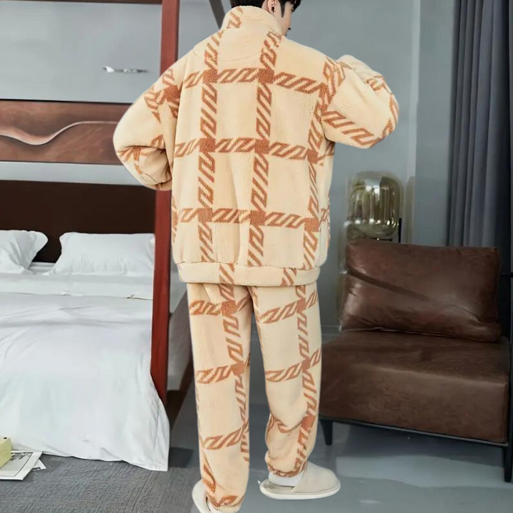 Elegancka i wygodna piżama męska TERRY - idealny wybór na przytulne noce!