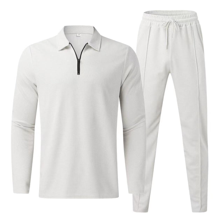 Camiseta Polo de Manga Longa i pantalony dla mężczyzn