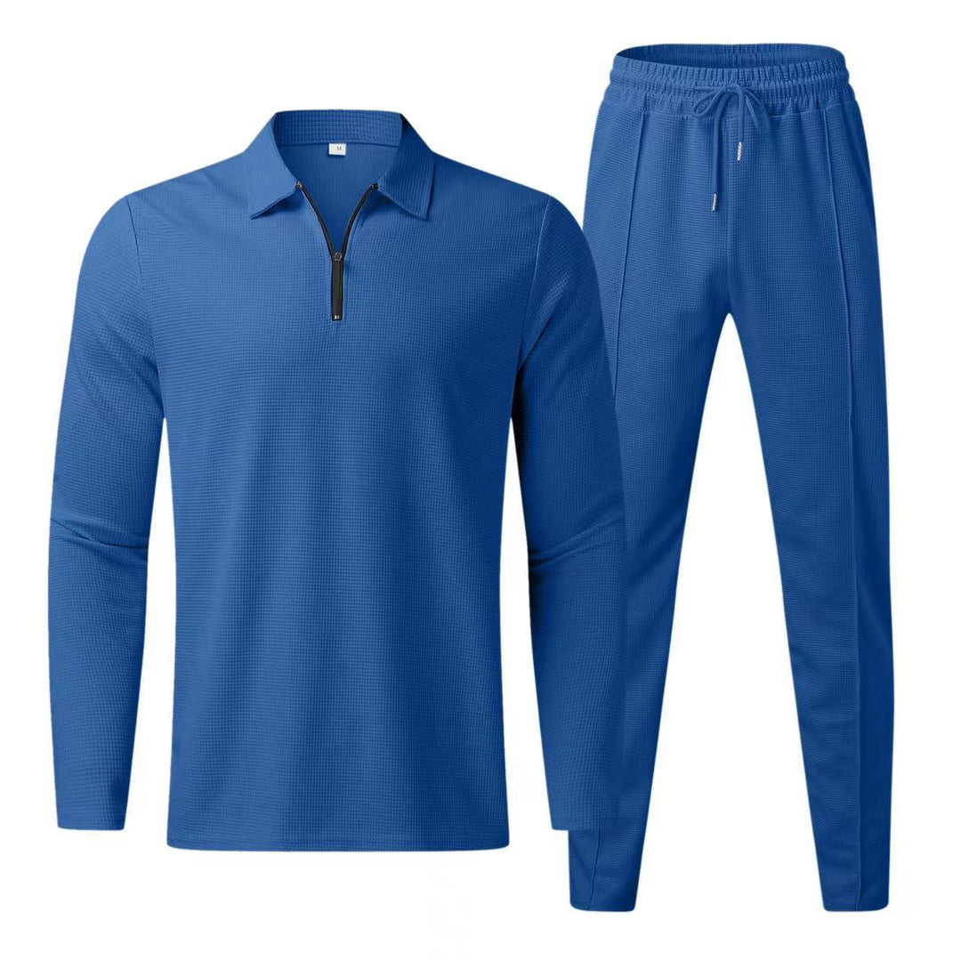 Camiseta Polo de Manga Longa i pantalony dla mężczyzn