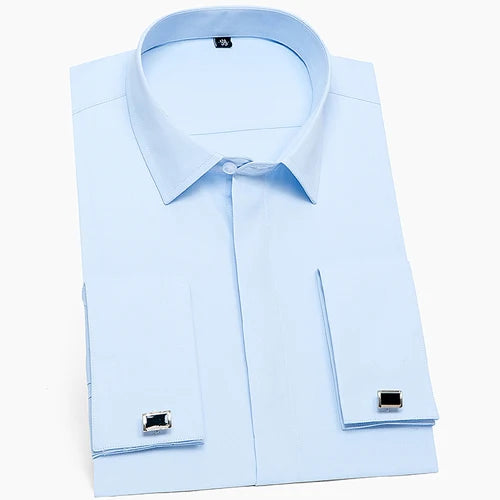 Kamizelka męska - Klasyczny fason z francuskimi botonami - Elegancki strój biznesowy
