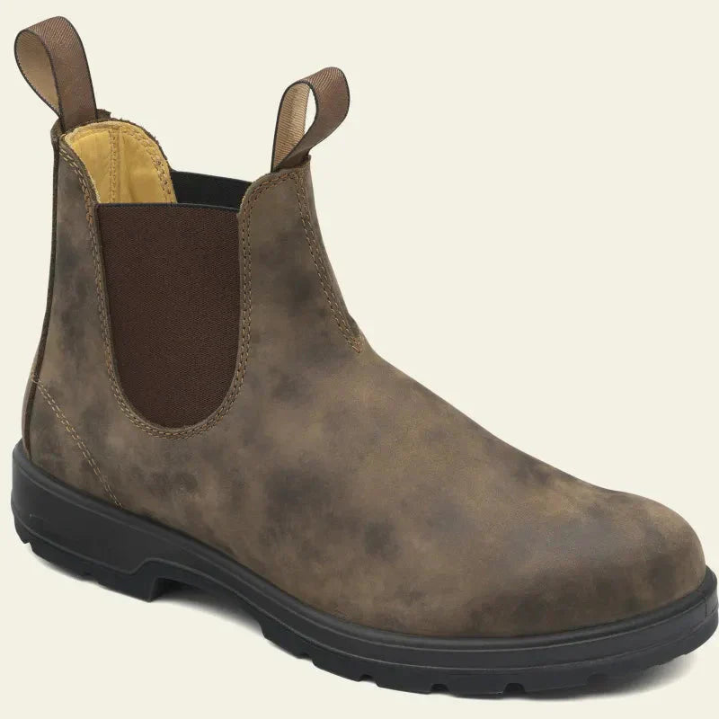 Buty robocze męskie sztyblety – wsuwane, za kostkę