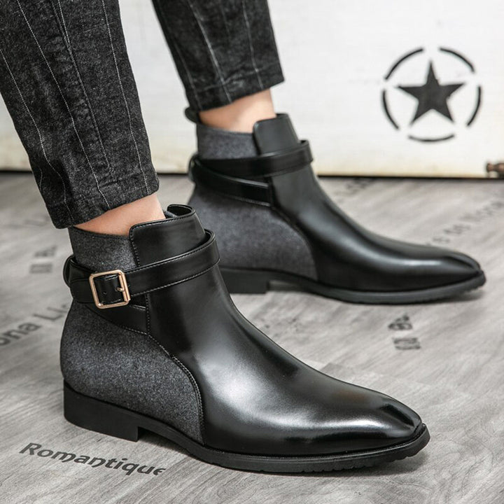 Szykowne skórzane buty męskie marki NICO