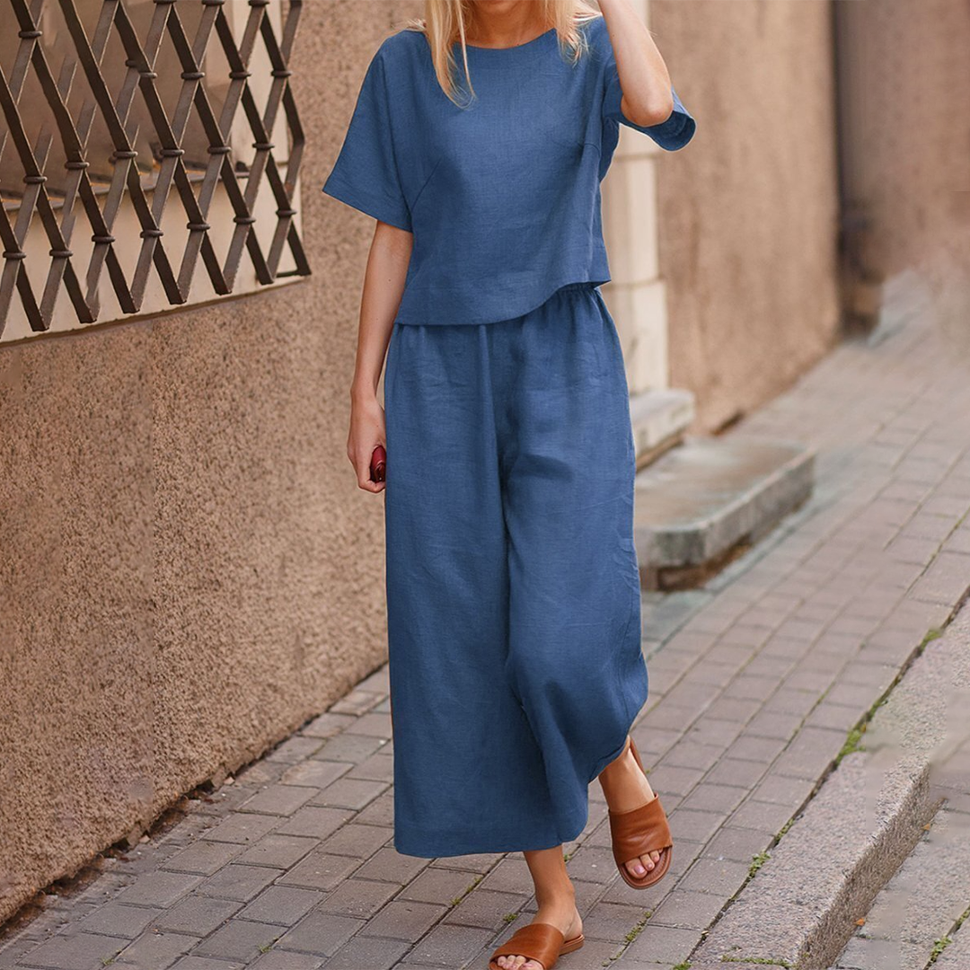 HAILEY - Elegancki zestaw casualowy łączący wygodę i styl