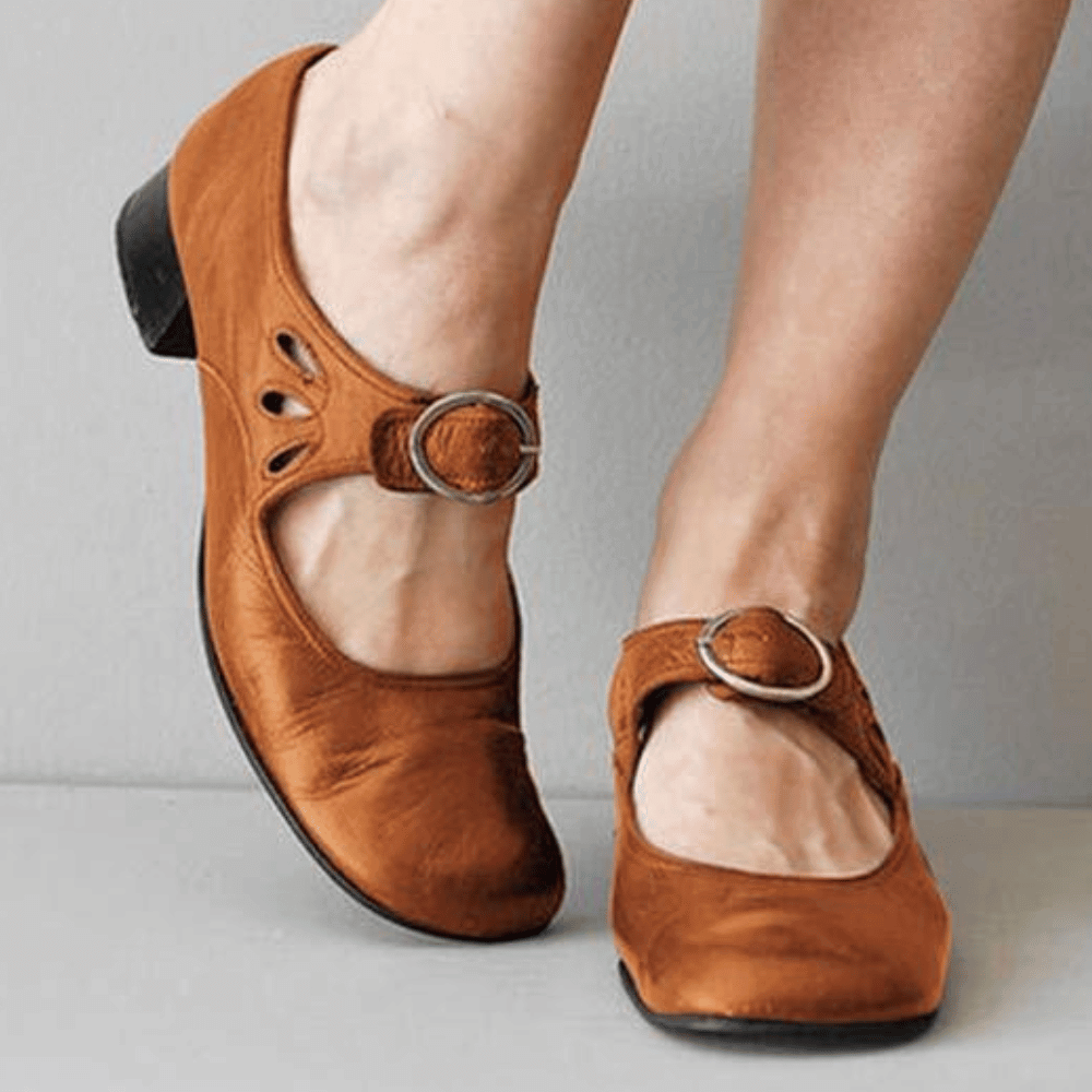 Eleganckie buty damskie w stylu vintage - idealne na słoneczne dni!