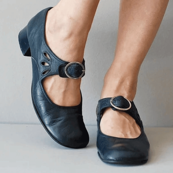 Eleganckie buty damskie w stylu vintage - idealne na słoneczne dni!