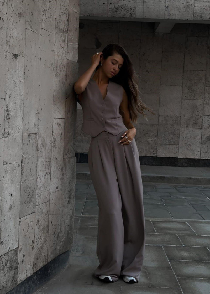Sorelle - Elegancki damski blezer bez rękawów - stylowy i szykowny na każdą okazję