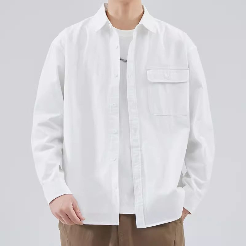 Bluza męska z botkami - 100% algodón - Regulacja długości - Manga larga para estilo casual