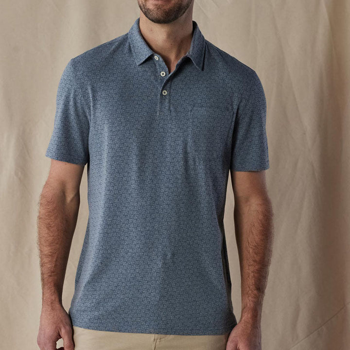 Koszulka polo dla mężczyzn z bawełny - Coupe Classique - Manches Courtes avec Poche sur la Poitrine