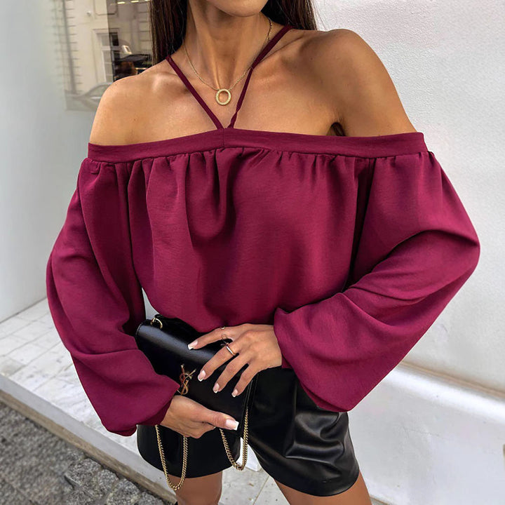 Eleganckie topy damskie z motywem lamparta, dekoltem w szpic, obszernym krojem, długimi mankietami i modnym wzorem w stylu vintage.
