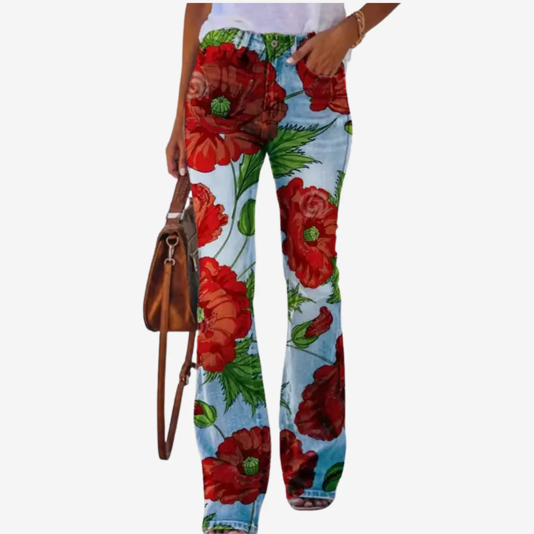 Spodnie damskie LIV Flare - modny i wygodny krój regular fit