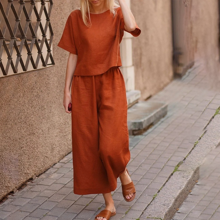 HAILEY - Elegancki zestaw casualowy łączący wygodę i styl