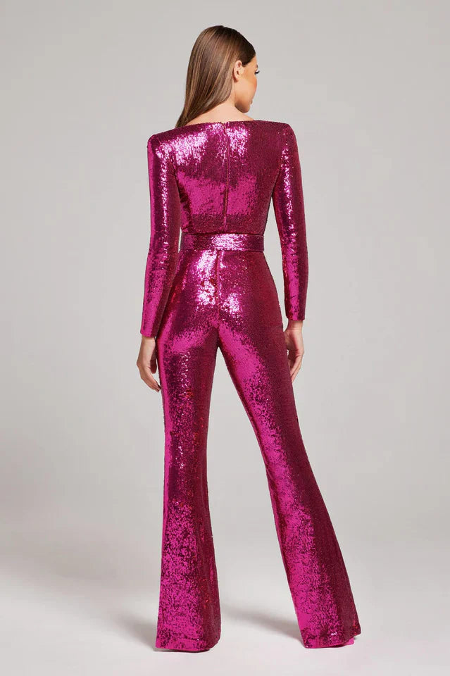 Elegancki kombinezon Marissa Paillette Jumpsuit na wyjątkową noc