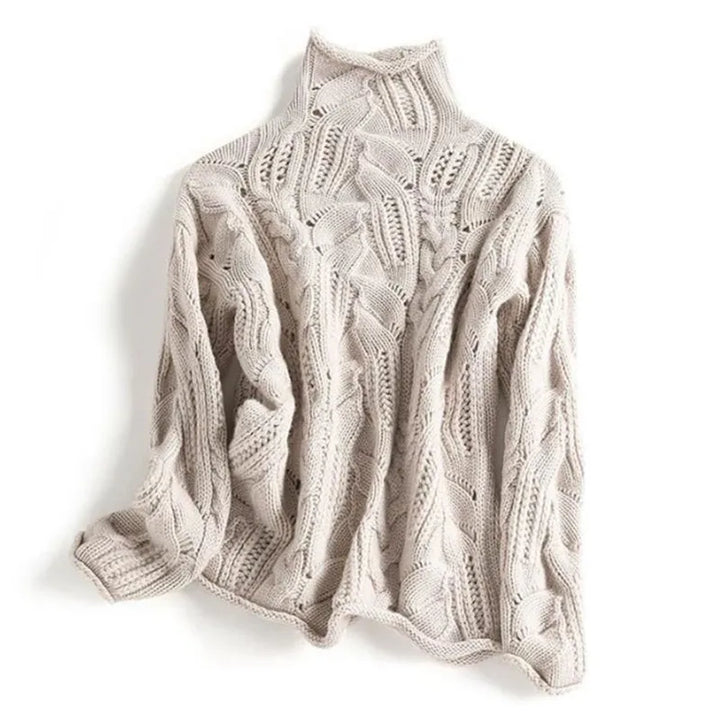 Miękki lekki sweter dzianinowy premium – elegancki na co dzień