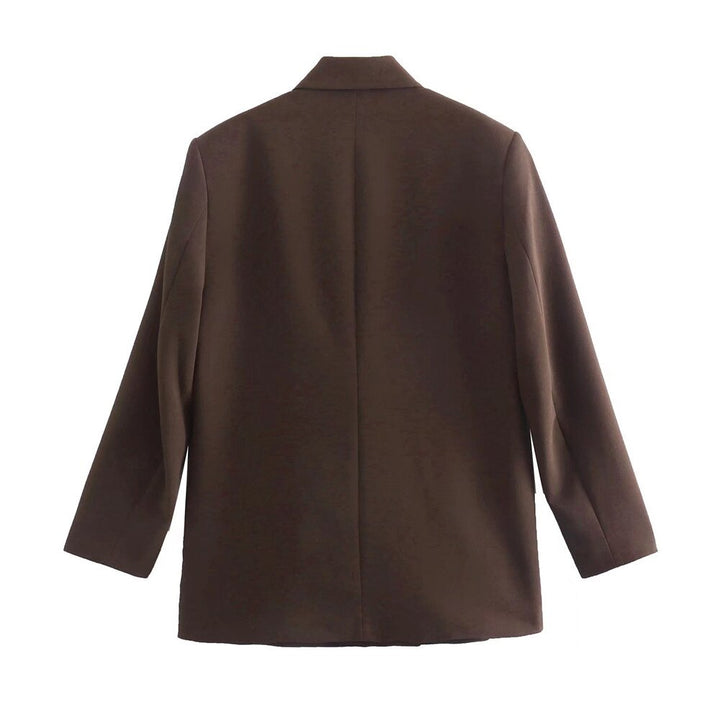 PowerChic - Stylowy i elegancki dwurzędowy blezer damski