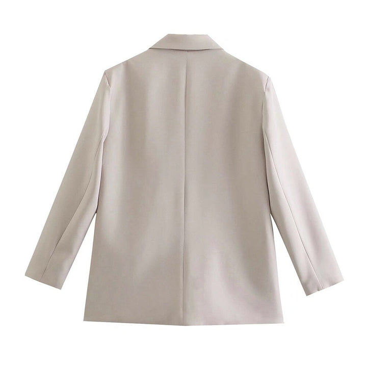 PowerChic - Stylowy i elegancki dwurzędowy blezer damski