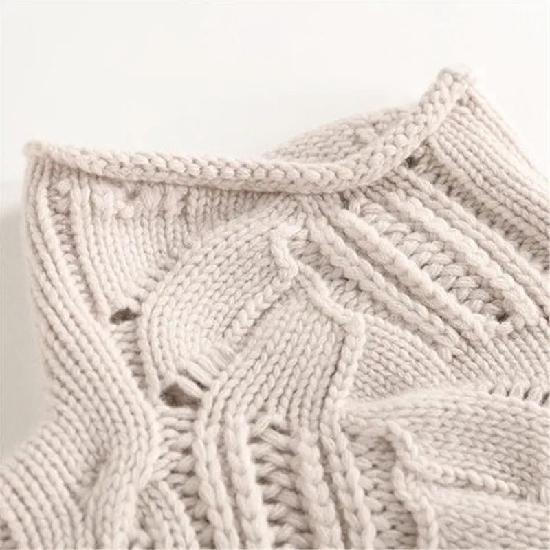 Miękki lekki sweter dzianinowy premium – elegancki na co dzień