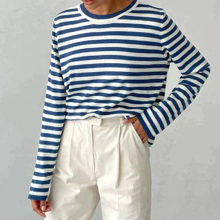 Elin - Modna bluza w paski dla kobiet