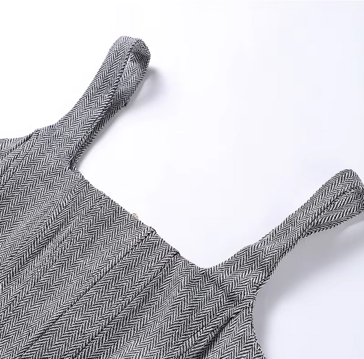 Stylowy 3-częściowy kombinezon damski z modną marynarką, eleganckim topem i wygodnymi szerokimi nogawkami
