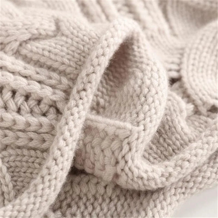 Miękki lekki sweter dzianinowy premium – elegancki na co dzień