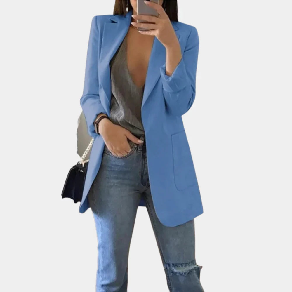 Nova - Elegancka damska marynarka o kroju slim fit zapewniająca stylowy wygląd