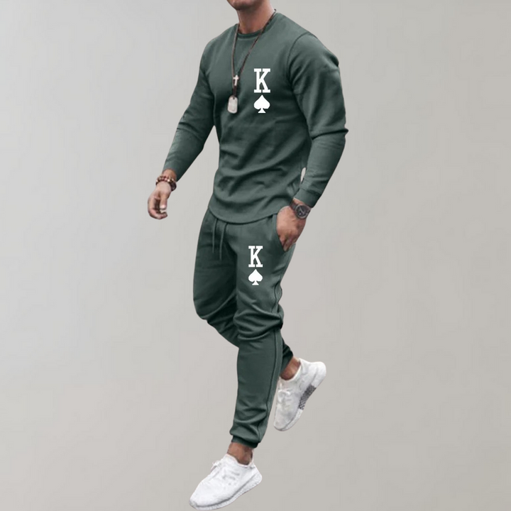 Stylowy dres męski Trygve - elegancja i wygoda w jednym!