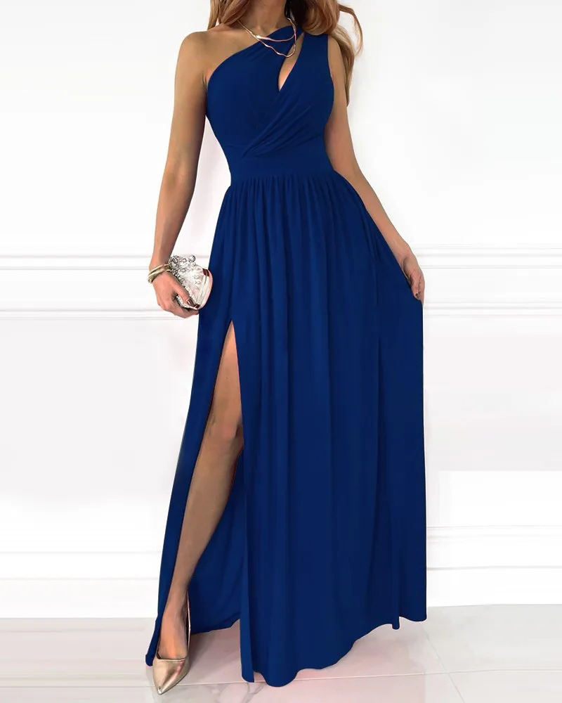 Celeste - Elegancka pleciona sukienka maxi dla kobiet