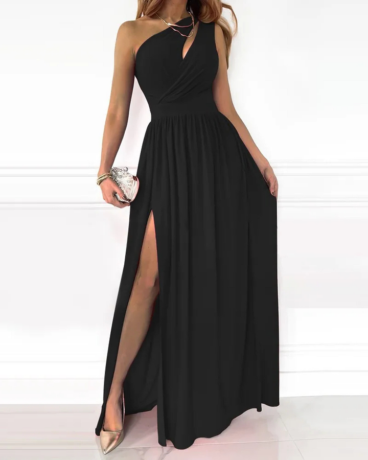 Celeste - Elegancka pleciona sukienka maxi dla kobiet