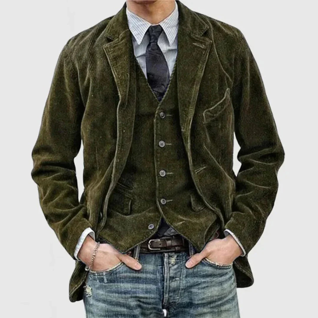 Roan - Elegancka męska kurtka sztruksowa w ponadczasowym stylu