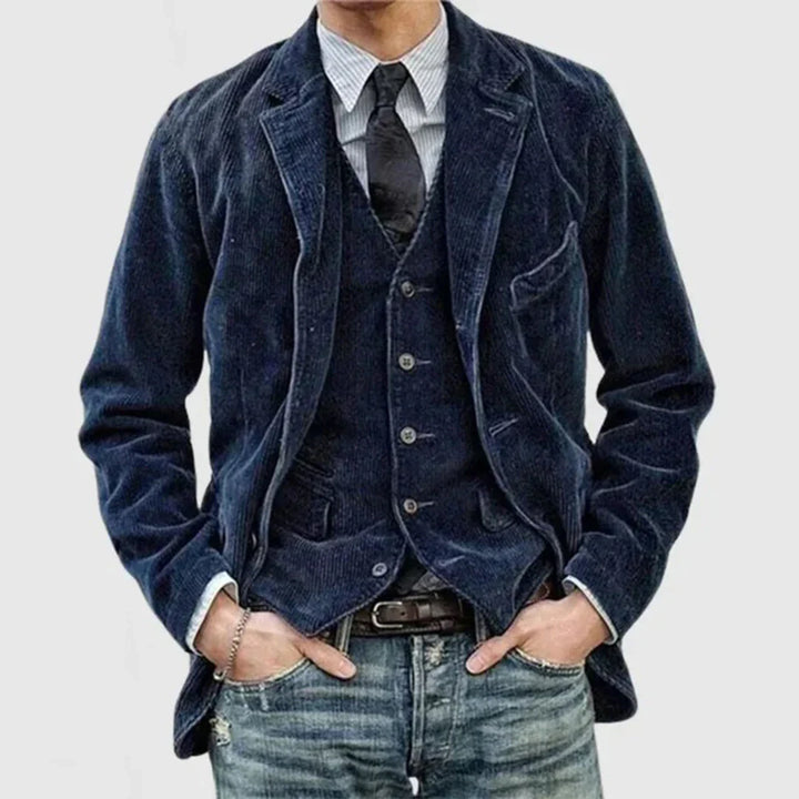 Roan - Elegancka męska kurtka sztruksowa w ponadczasowym stylu