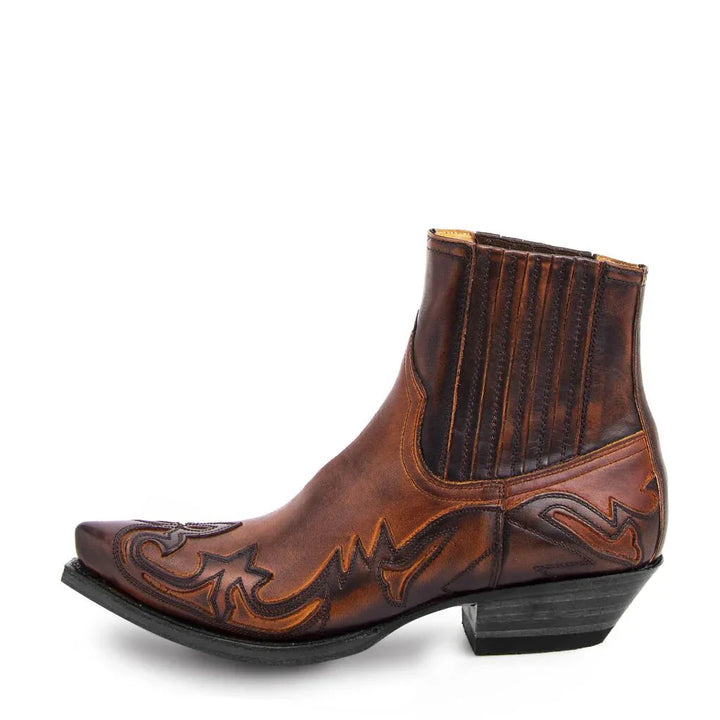 Roderick - stylowe skórzane buty kowbojskie dla mężczyzn