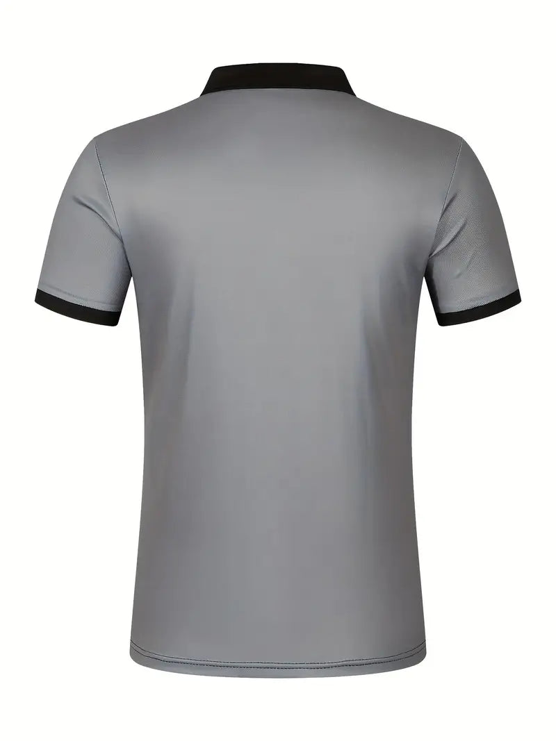 Koszulka polo dla mężczyzn - Slim Fit mit Streifenmuster - Kurzarm, casual i stilvoll