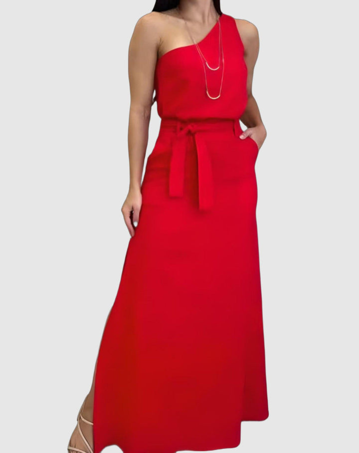 Damen Leichtes Sommerkleid - V-Ausschnitt Freizeit-Sundkleid