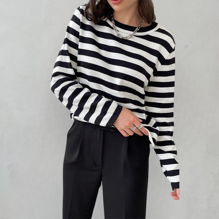 Elin - Modna bluza w paski dla kobiet