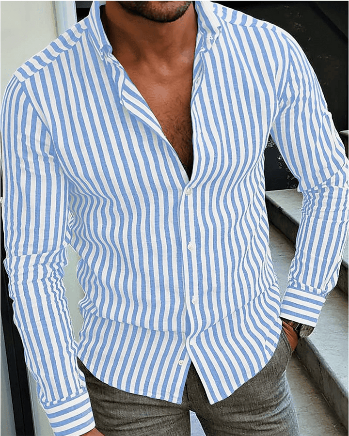 Camisa Clásica a Rayas para Hombre